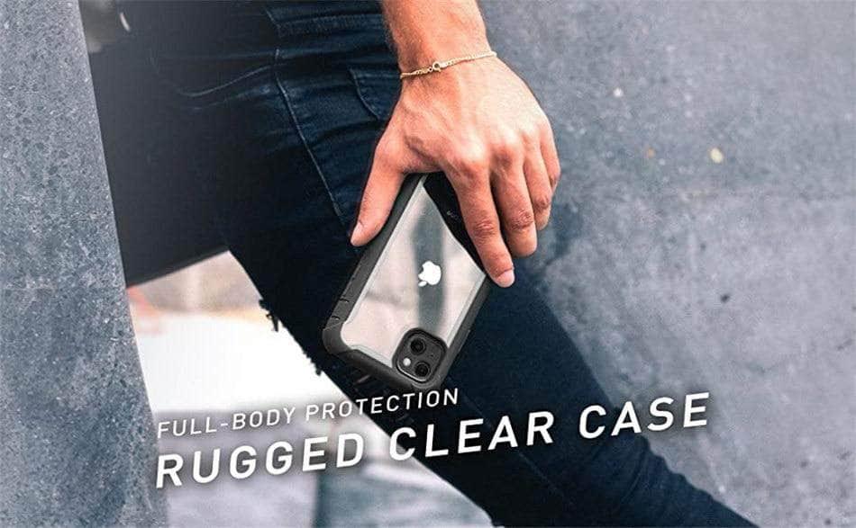 CaseBuddy Australia Casebuddy iPhone 13 Mini I-BLASON Ares Dual Layer Rugged Clear Bumper