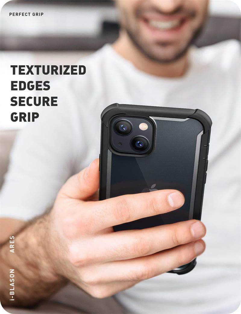CaseBuddy Australia Casebuddy iPhone 13 Mini I-BLASON Ares Dual Layer Rugged Clear Bumper