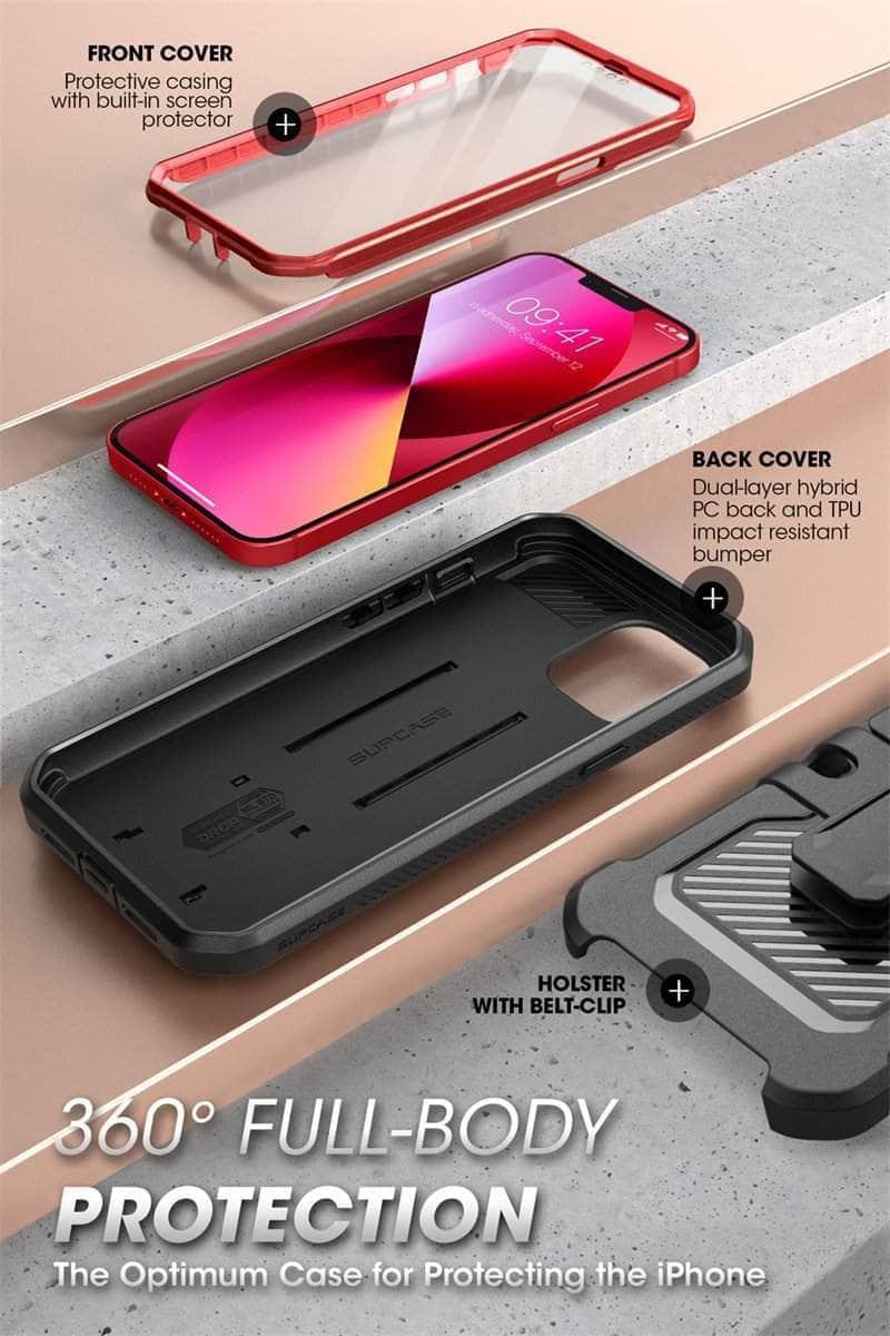 CaseBuddy Australia Casebuddy iPhone 13 Mini SUPCASE UB Pro Full-Body Rugged Holster