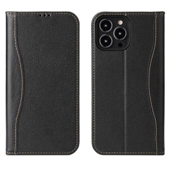 CaseBuddy Australia Casebuddy For iPhone 13 Pro / a iPhone 13 Pro Genuine Leather Wallet Card Slot Case