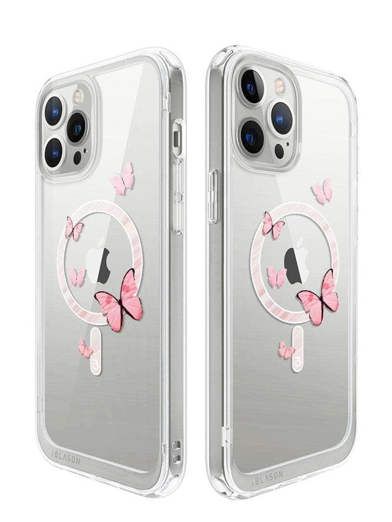 CaseBuddy Australia Casebuddy PC + TPU / Clear iPhone 13 Pro Max I-BLASON Halo Slim Clear MagSafe Case