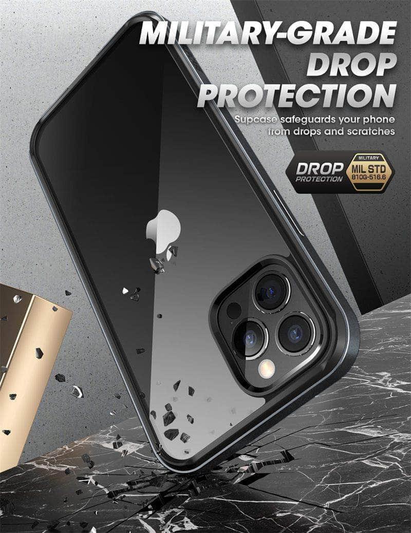 CaseBuddy Australia Casebuddy iPhone 13 Pro Max SUPCASE UB Edge Pro Slim Frame Clear Back Case
