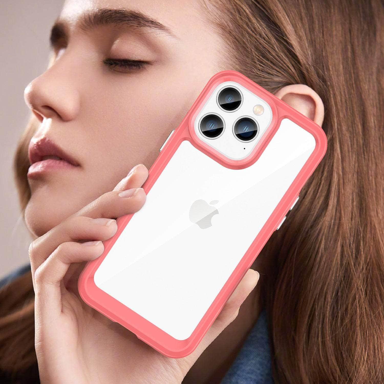 Casebuddy iPhone 14 Acrylic Fitted Shockproof Anti-Slip Case