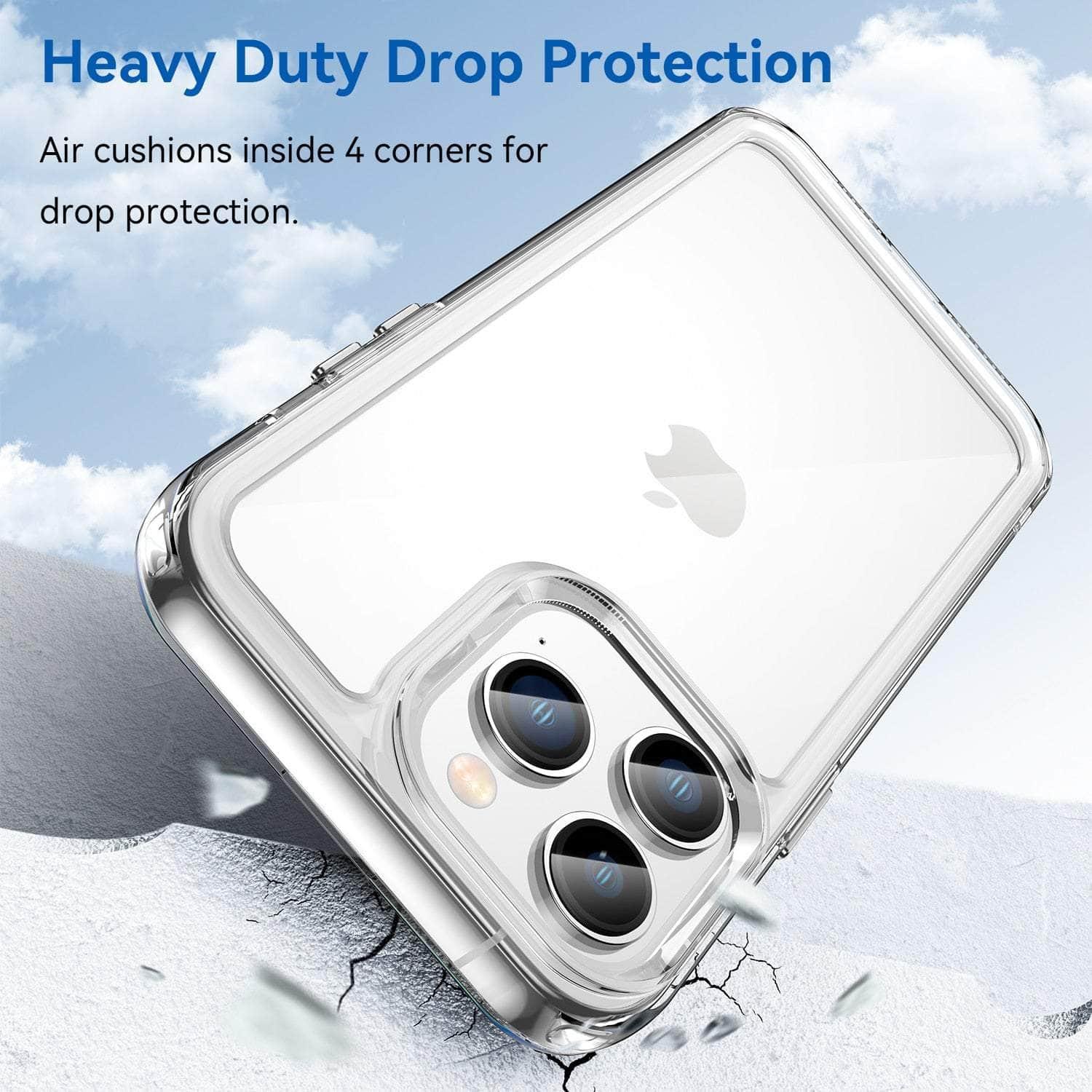 Casebuddy Clear / for iphone 14 iPhone 14 Acrylic Fitted Shockproof Anti-Slip Case