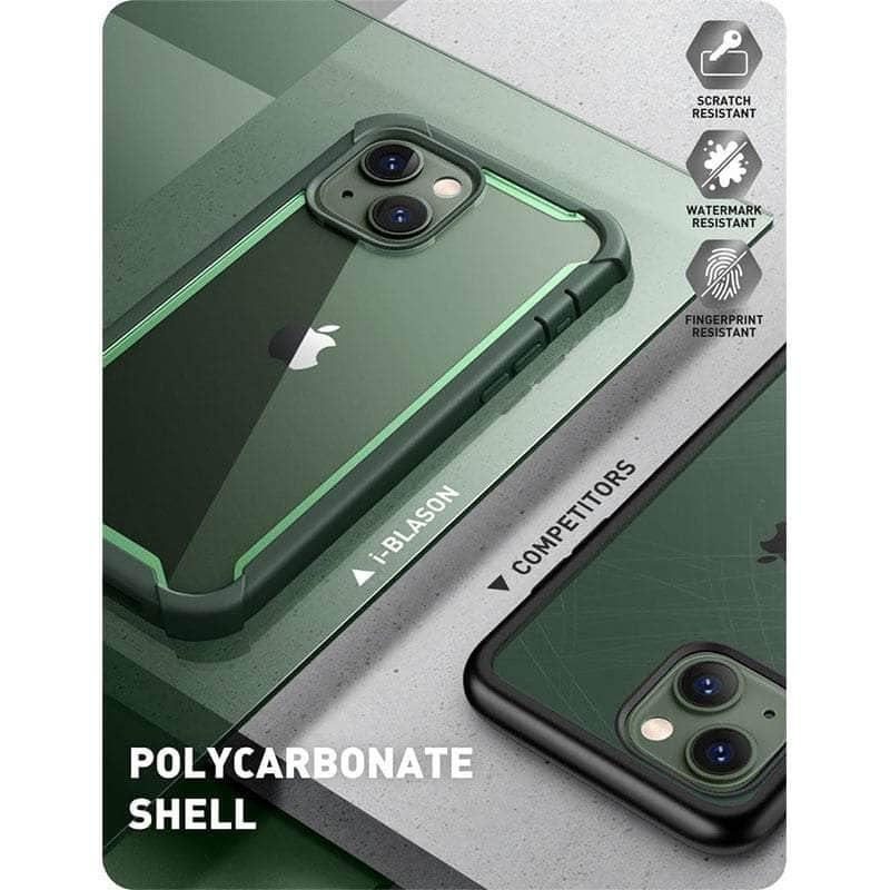 Casebuddy Black / PC + TPU iPhone 14 I-BLASON Ares Dual Layer Rugged Case