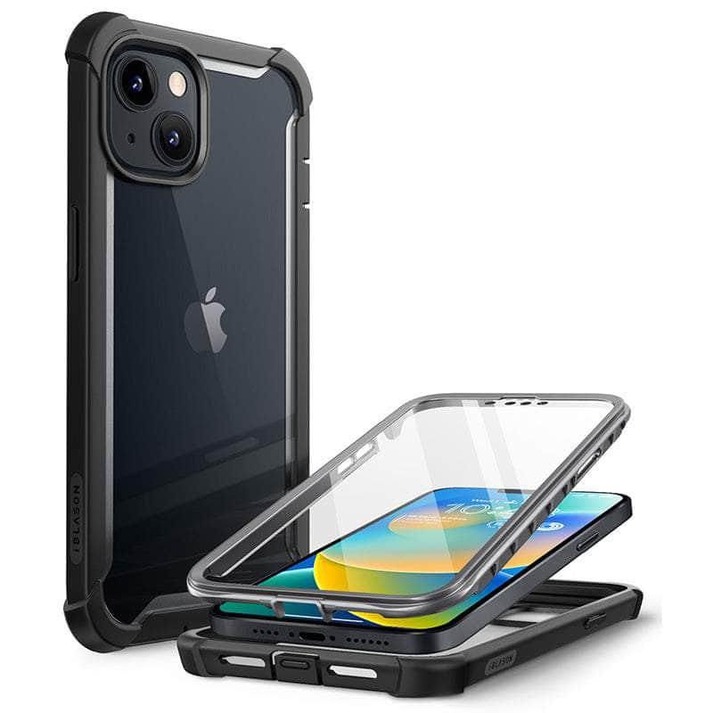 Casebuddy Black / PC + TPU iPhone 14 I-BLASON Ares Dual Layer Rugged Case