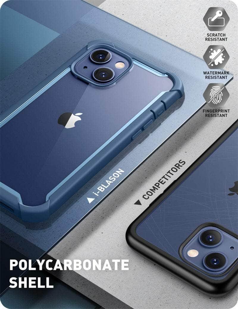 Casebuddy Black / PC + TPU iPhone 14 I-BLASON Ares Dual Layer Rugged Case