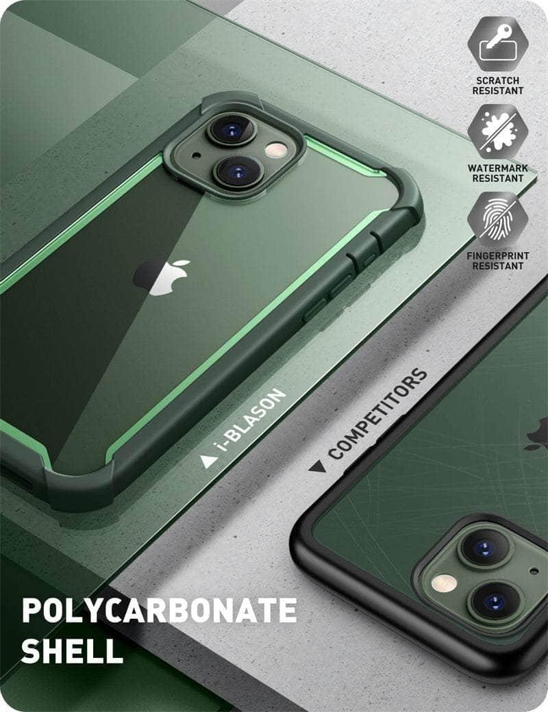 Casebuddy Black / PC + TPU iPhone 14 I-BLASON Ares Dual Layer Rugged Case