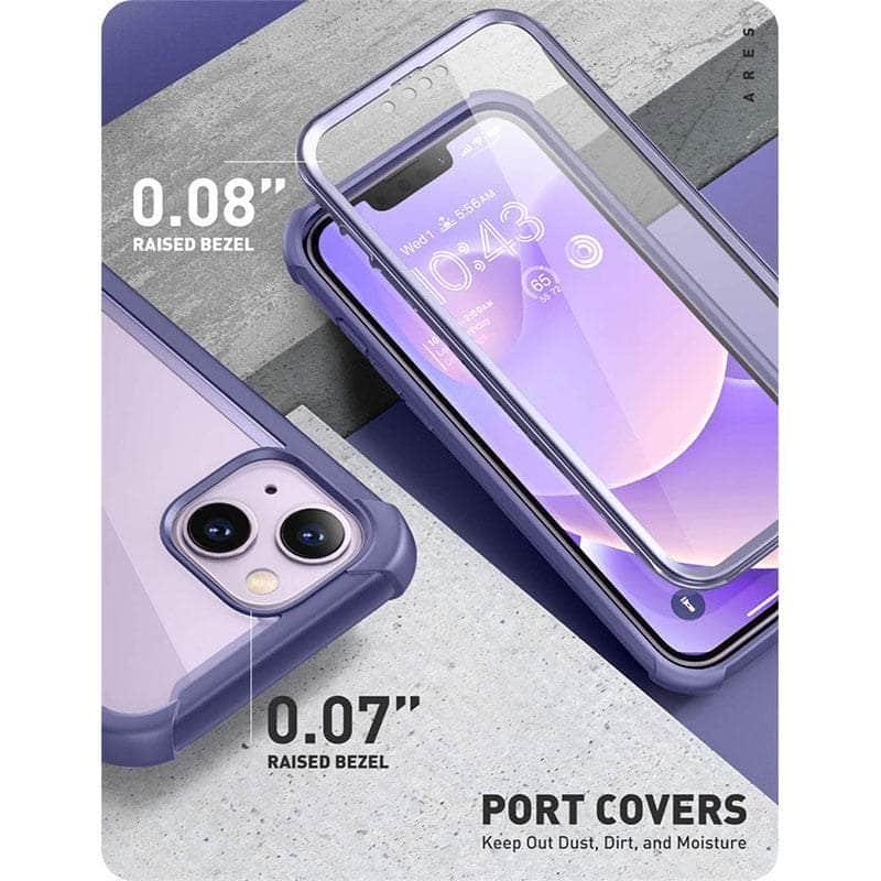 Casebuddy Black / PC + TPU iPhone 14 I-BLASON Ares Dual Layer Rugged Case