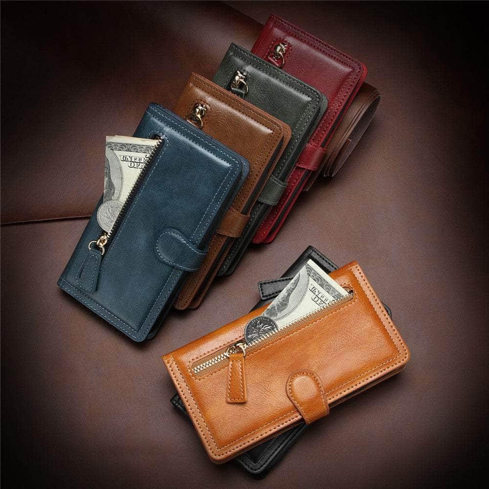 Casebuddy iPhone 14 Leather Wallet Book Case
