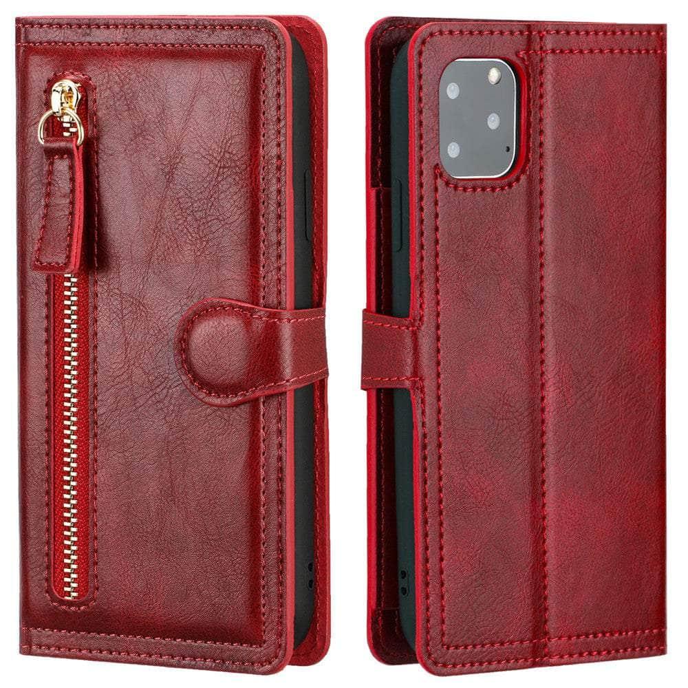 Casebuddy iPhone 14 Max Leather Wallet Book Case