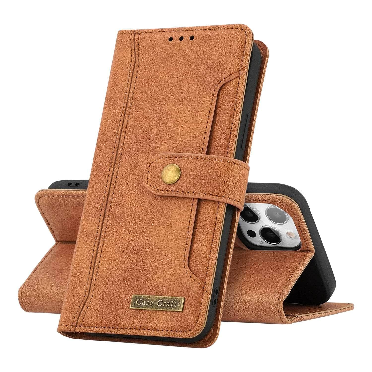 Casebuddy iPhone 14 Max Wallet Leather Card Slot Case