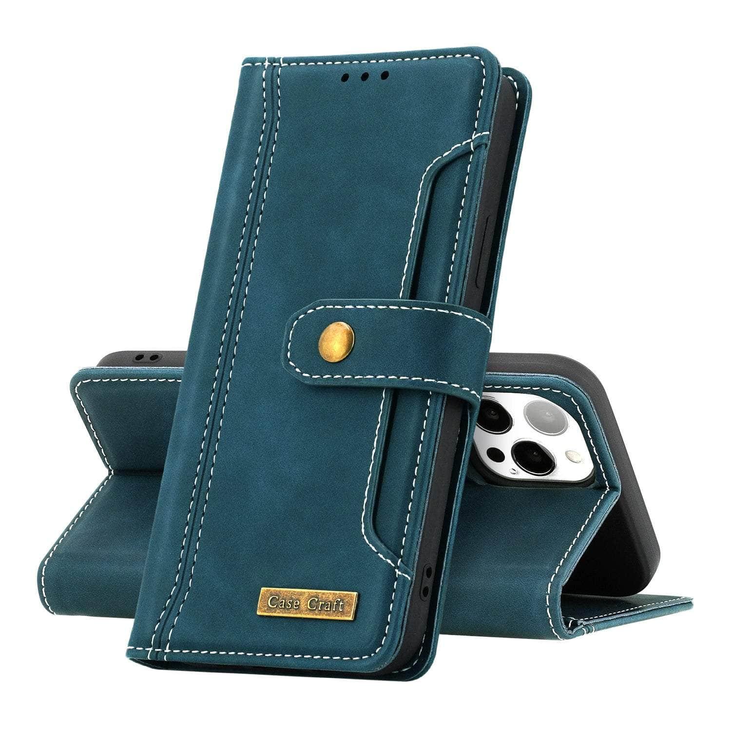 Casebuddy iPhone 14 Max Wallet Leather Card Slot Case