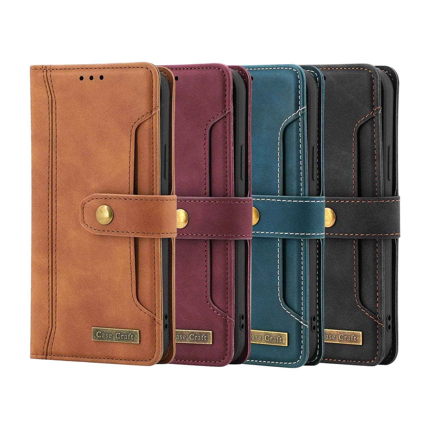 Casebuddy iPhone 14 Max Wallet Leather Card Slot Case