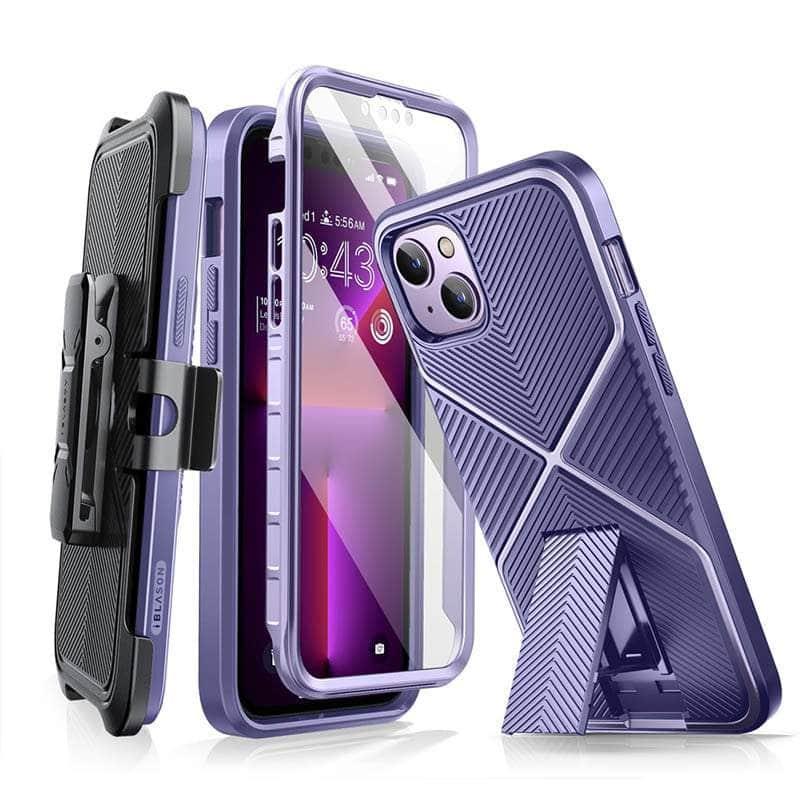 Casebuddy PC + TPU / Mauve iPhone 14 Plus I-Blason Infinity Full-Body Heavy Duty Rugged Case