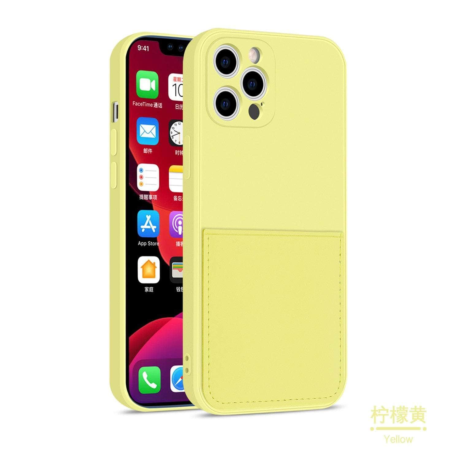 Casebuddy for iPhone 14 Max / TU5 iPhone 14 Max Silicone Card Holder Wallet