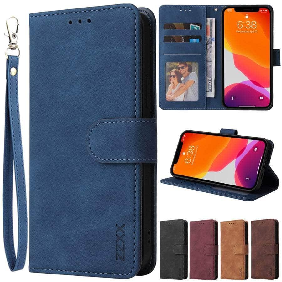 Casebuddy iPhone 14 Max Wallet Lanyard Credit Card Case