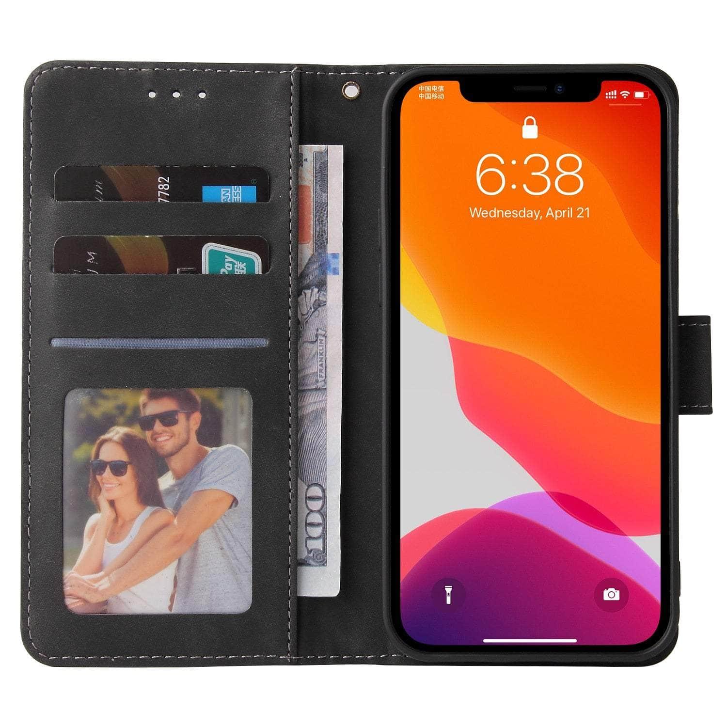 Casebuddy iPhone 14 Max Wallet Leather Case