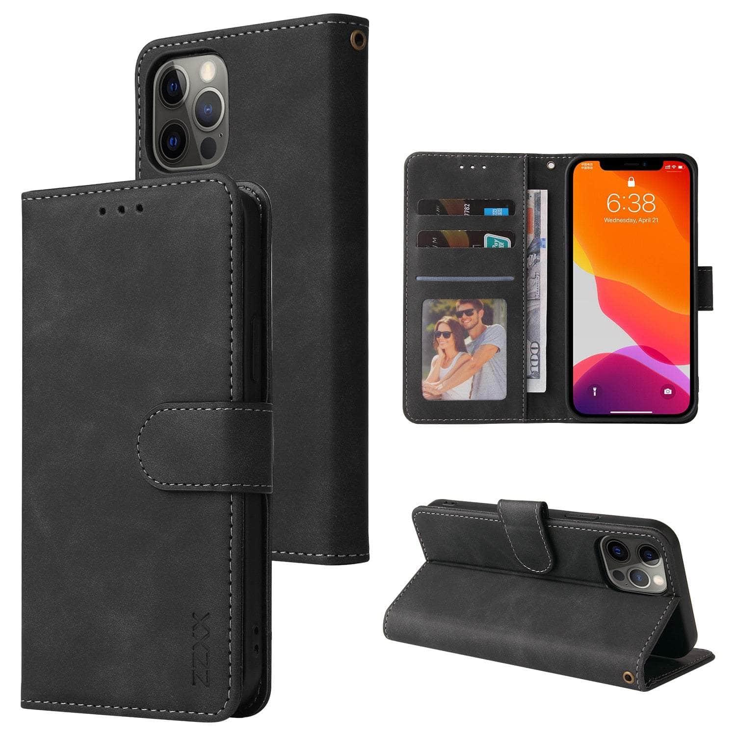 Casebuddy iPhone 14 Max Wallet Leather Case