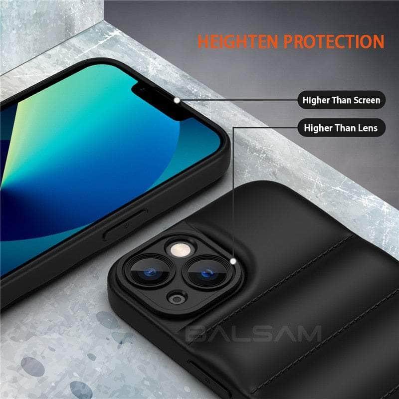 Casebuddy iPhone 14 Pro Down Jacket Puffer Soft Silicon Case