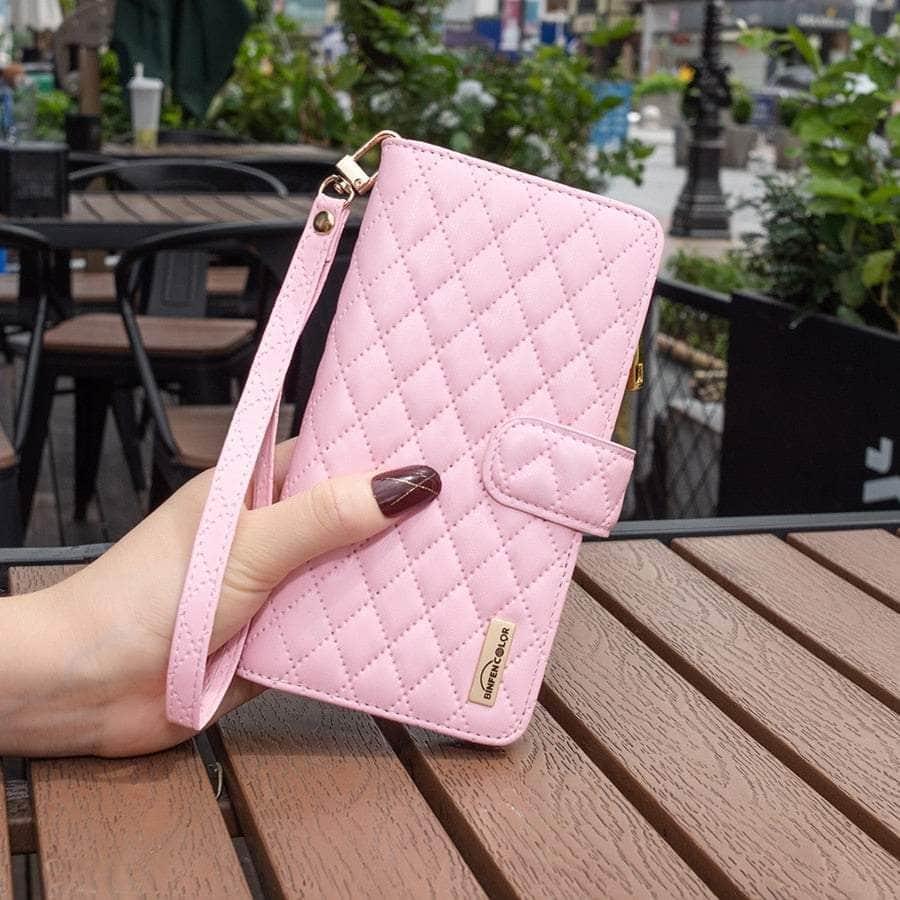Casebuddy iPhone 14 Pro Max Flip Zipper Leather Case