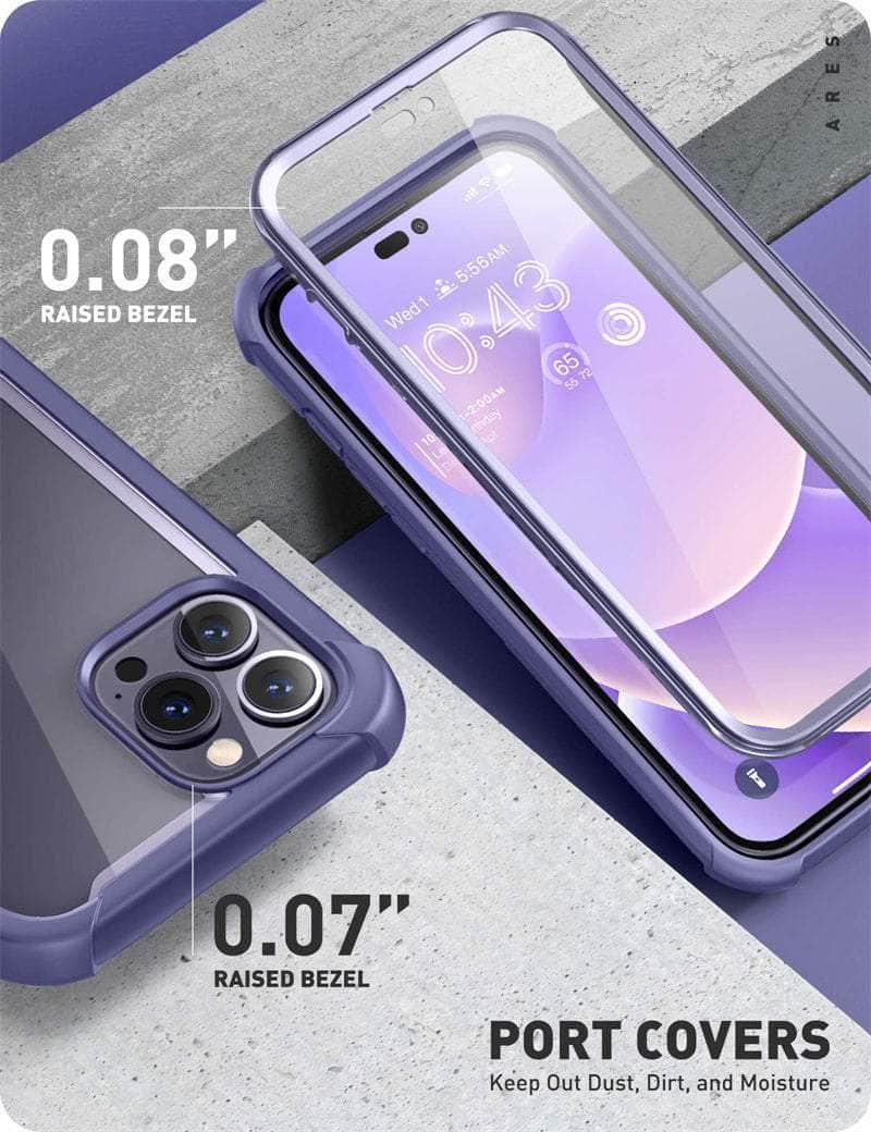 Casebuddy Black / PC + TPU iPhone 14 Pro Max I-BLASON Ares Dual Layer Rugged Case