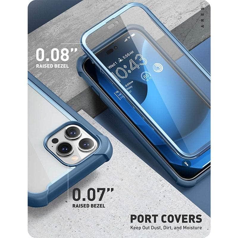 Casebuddy Black / PC + TPU iPhone 14 Pro Max I-BLASON Ares Dual Layer Rugged Case