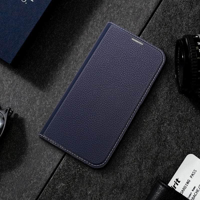 Casebuddy iPhone 14 Pro Max Magnetic Folio Leather Flip Wallet Stand