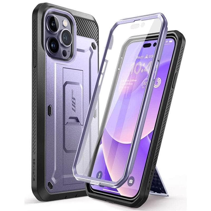 Casebuddy PC + TPU / Mauve iPhone 14 Pro SUPCASE UB Pro Rugged Holster
