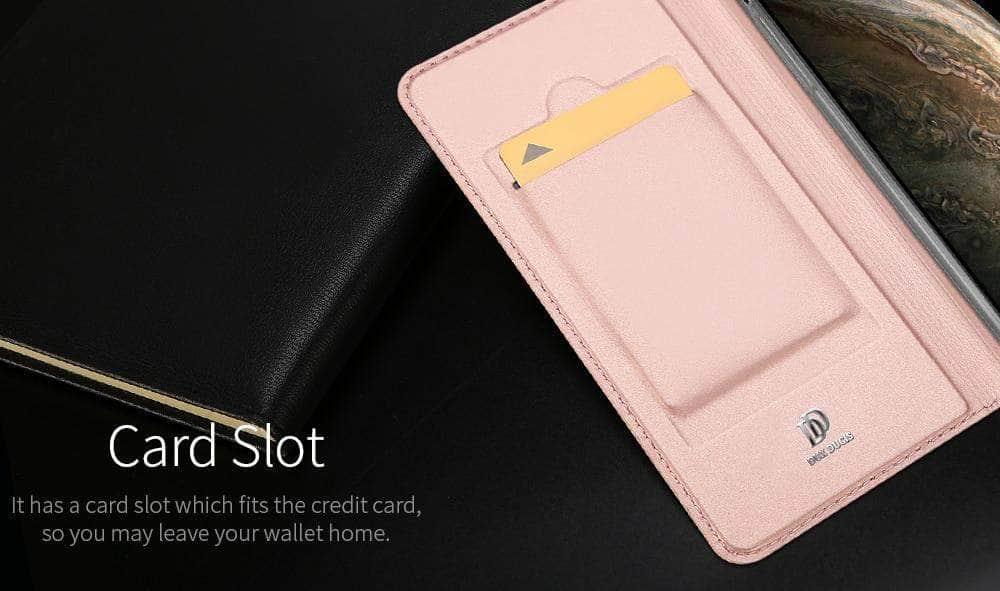 iPhone Leather Stand Flip Card Slot Case - CaseBuddy