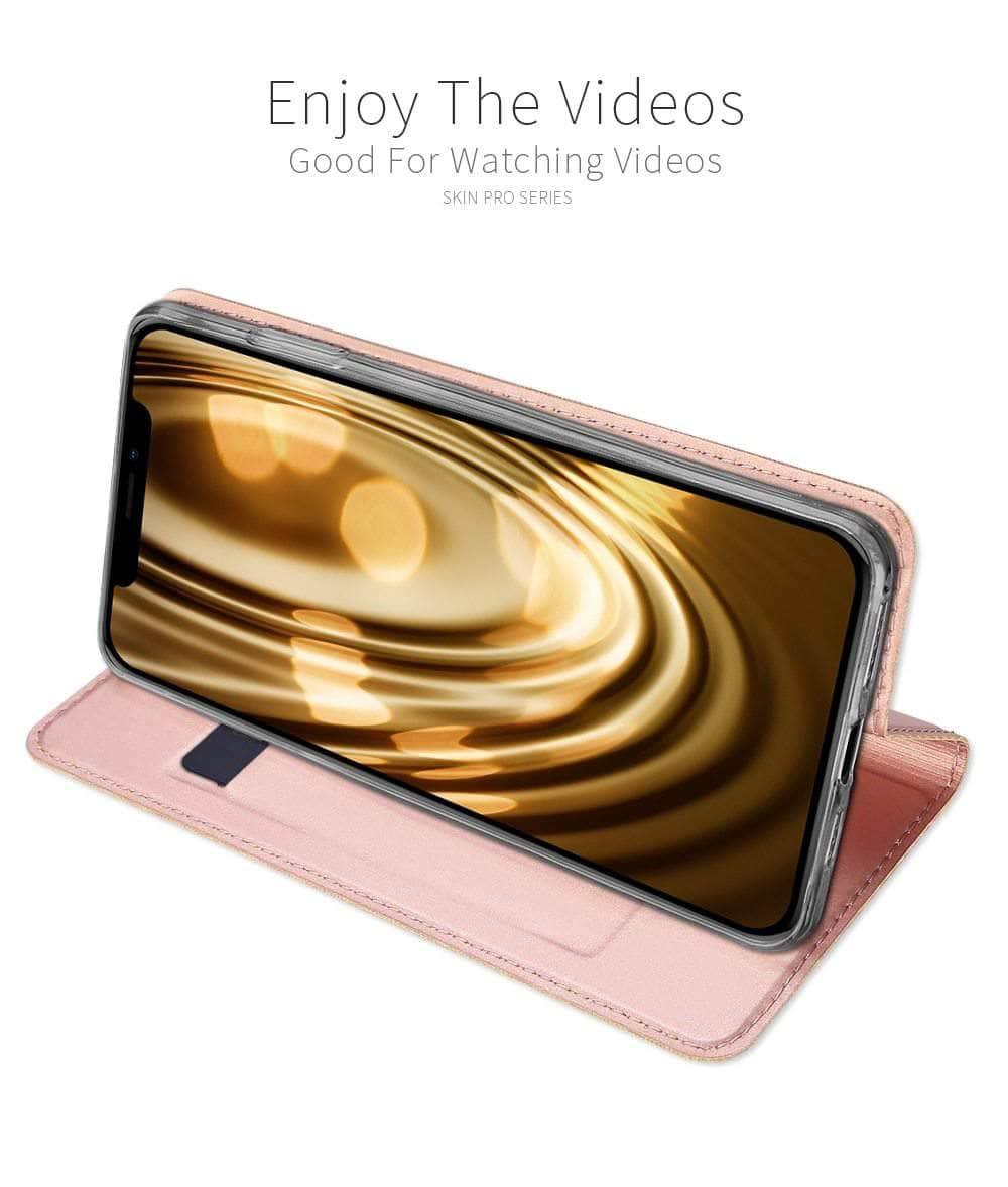 iPhone Leather Stand Flip Card Slot Case - CaseBuddy
