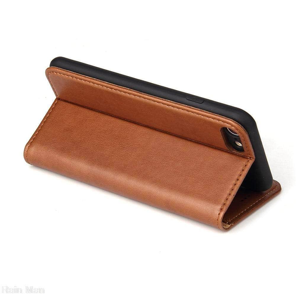 iPhone SE 2020 Clamshell Phone Ultra Thin Magnetic Adsorption Case - CaseBuddy