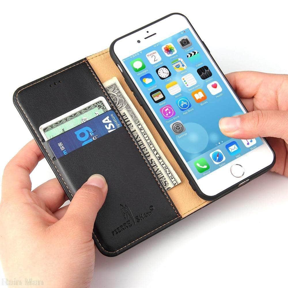 iPhone SE 2020 Clamshell Phone Ultra Thin Magnetic Adsorption Case - CaseBuddy