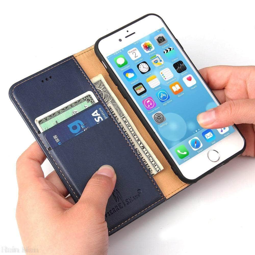 iPhone SE 2020 Clamshell Phone Ultra Thin Magnetic Adsorption Case - CaseBuddy