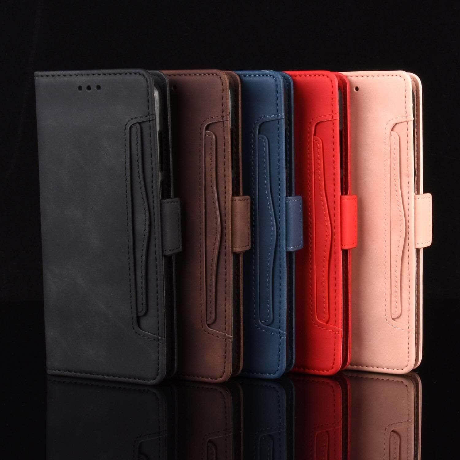 iPhone SE 2020 Multi-Card Slot Leather Book Flip Design Wallet - CaseBuddy