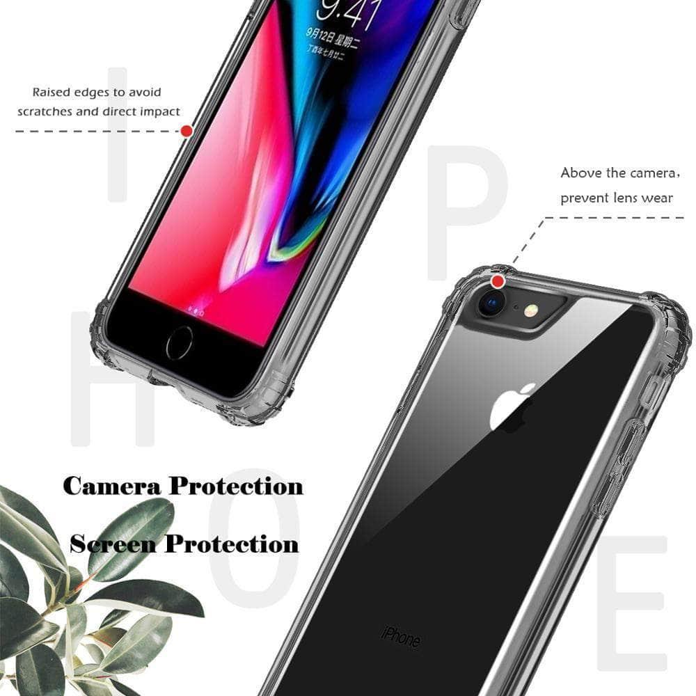 iPhone SE 2020 Shockproof Clear TPU Ultra Thin Case - CaseBuddy