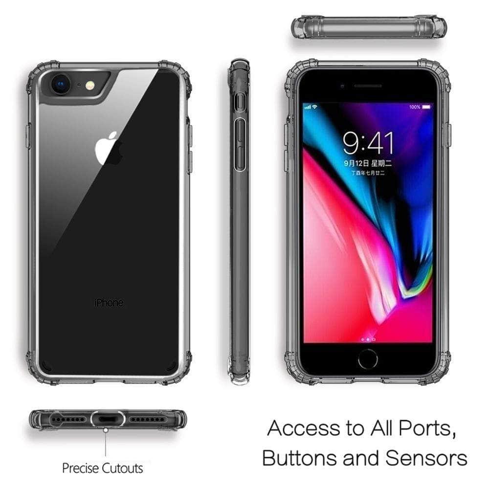 iPhone SE 2020 Shockproof Clear TPU Ultra Thin Case - CaseBuddy