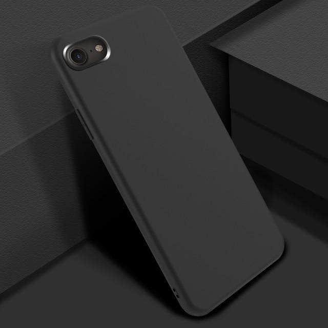 iPhone SE 2020 Silicone Candy Color Built-In Velvet Soft Matte TPU Cover - CaseBuddy