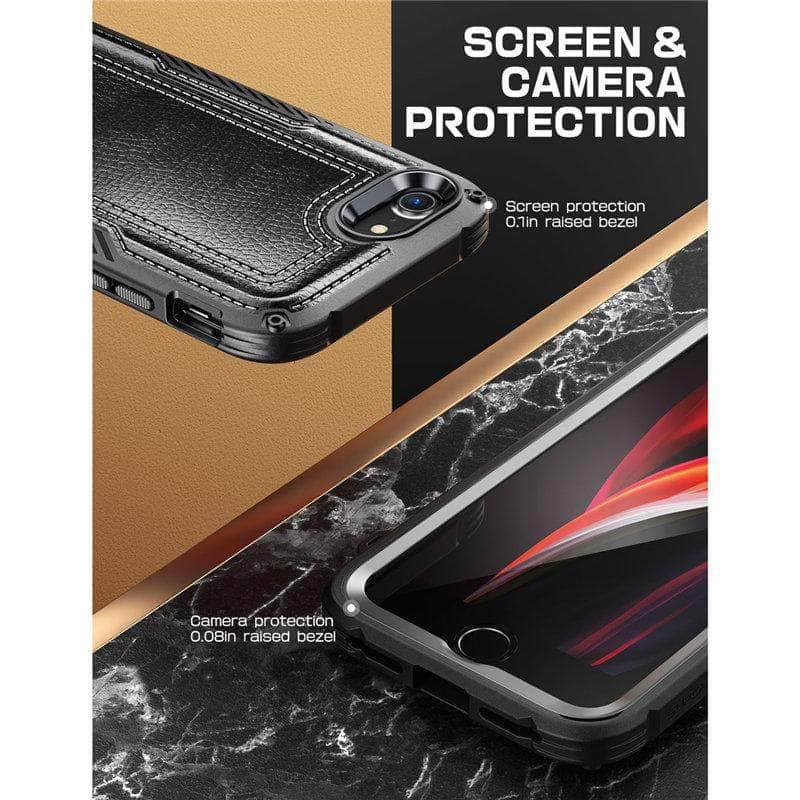 iPhone SE 2020 SUPCASE UB Royal Full-Body Rugged Faux Leather Cover - CaseBuddy