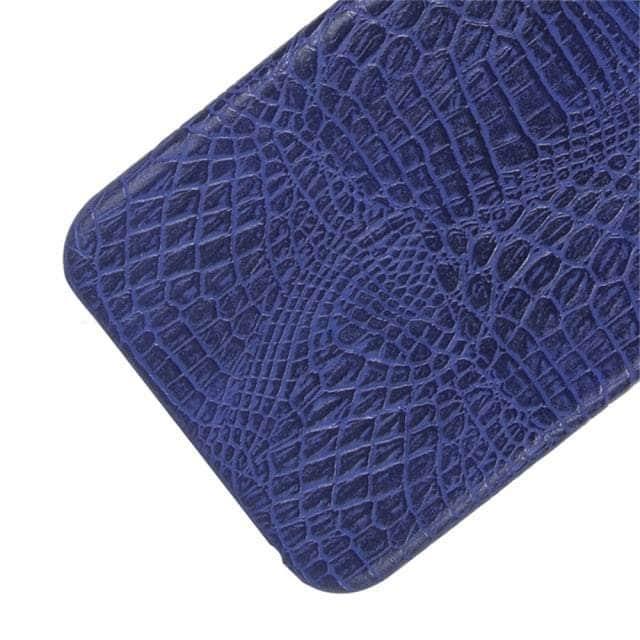 CaseBuddy Australia Casebuddy iPhone SE 2022 / Dark Blue iPhone SE 2022 Leather Look Hard PC Back Cover