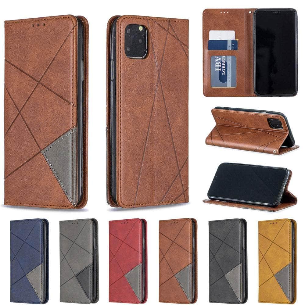 CaseBuddy Australia Casebuddy iPhone SE 2022 Pattern Leather Flip Book Case
