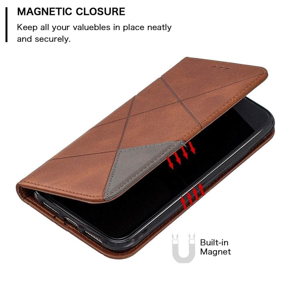 CaseBuddy Australia Casebuddy iPhone SE 2022 Pattern Leather Flip Book Case