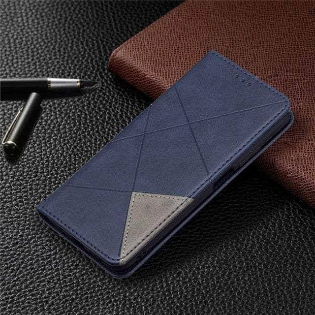 CaseBuddy Australia Casebuddy iPhone SE 2022 / Blue iPhone SE 2022 Pattern Leather Flip Book Case