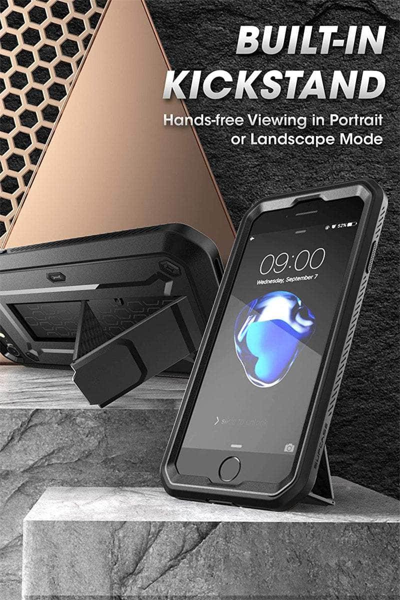 CaseBuddy Australia Casebuddy PC + TPU / Black iPhone SE 2022 SUPCASE Full-Body Dual Layer Belt-Clip Case