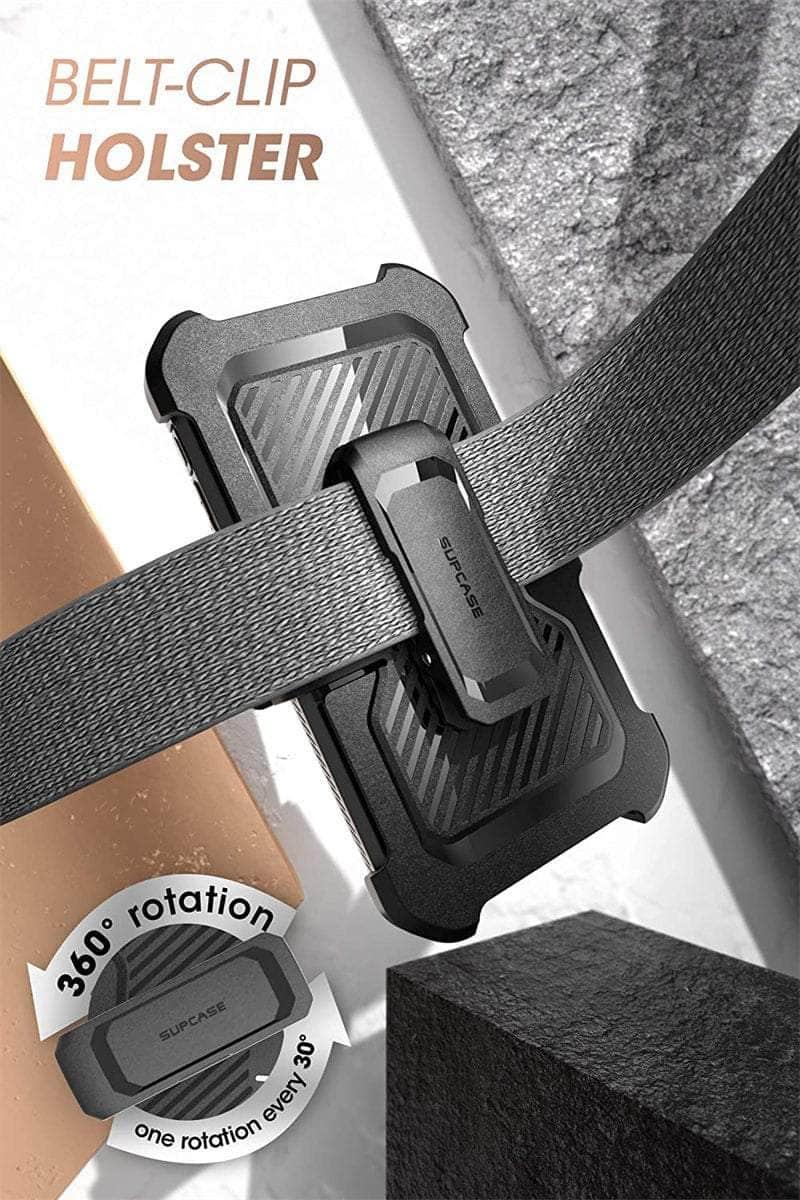 CaseBuddy Australia Casebuddy PC + TPU / Black iPhone SE 2022 SUPCASE Full-Body Dual Layer Belt-Clip Case
