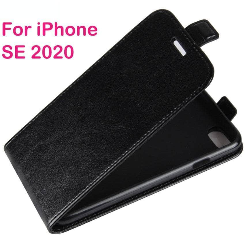 CaseBuddy Australia Casebuddy iPhone SE 2022 Vertical Flip Leather Case