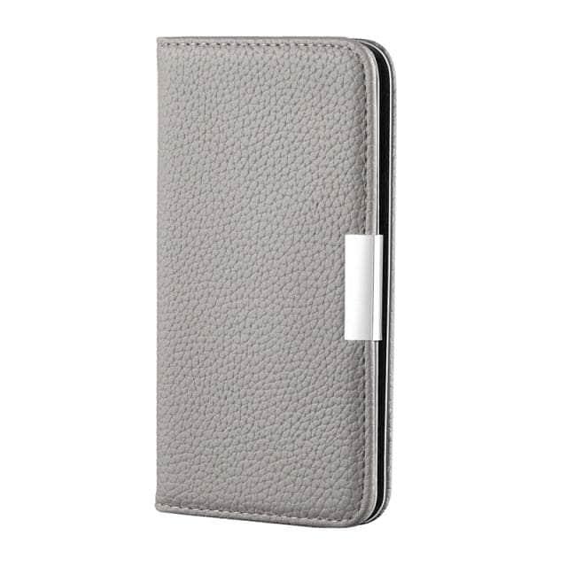 CaseBuddy Australia Casebuddy iPhone SE 2022 / gray iPhone SE 2022 Wallet Flip Book Case