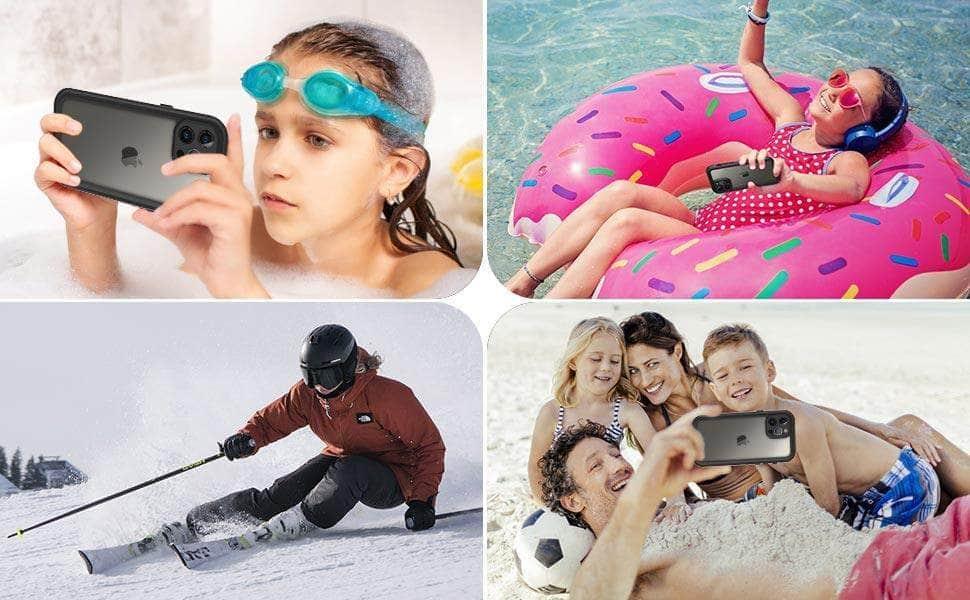 CaseBuddy Australia Casebuddy For iPhone 13Pro Max / Black iPhone13 Pro Max Waterproof Phone IP68 Underwater Diving Case