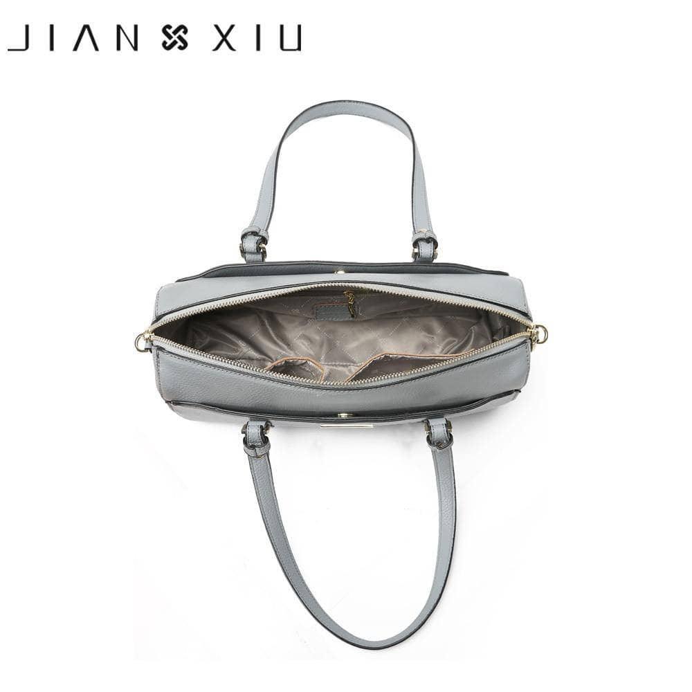 JIANXIU Genuine Leather Messenger Bag Crossbody - CaseBuddy