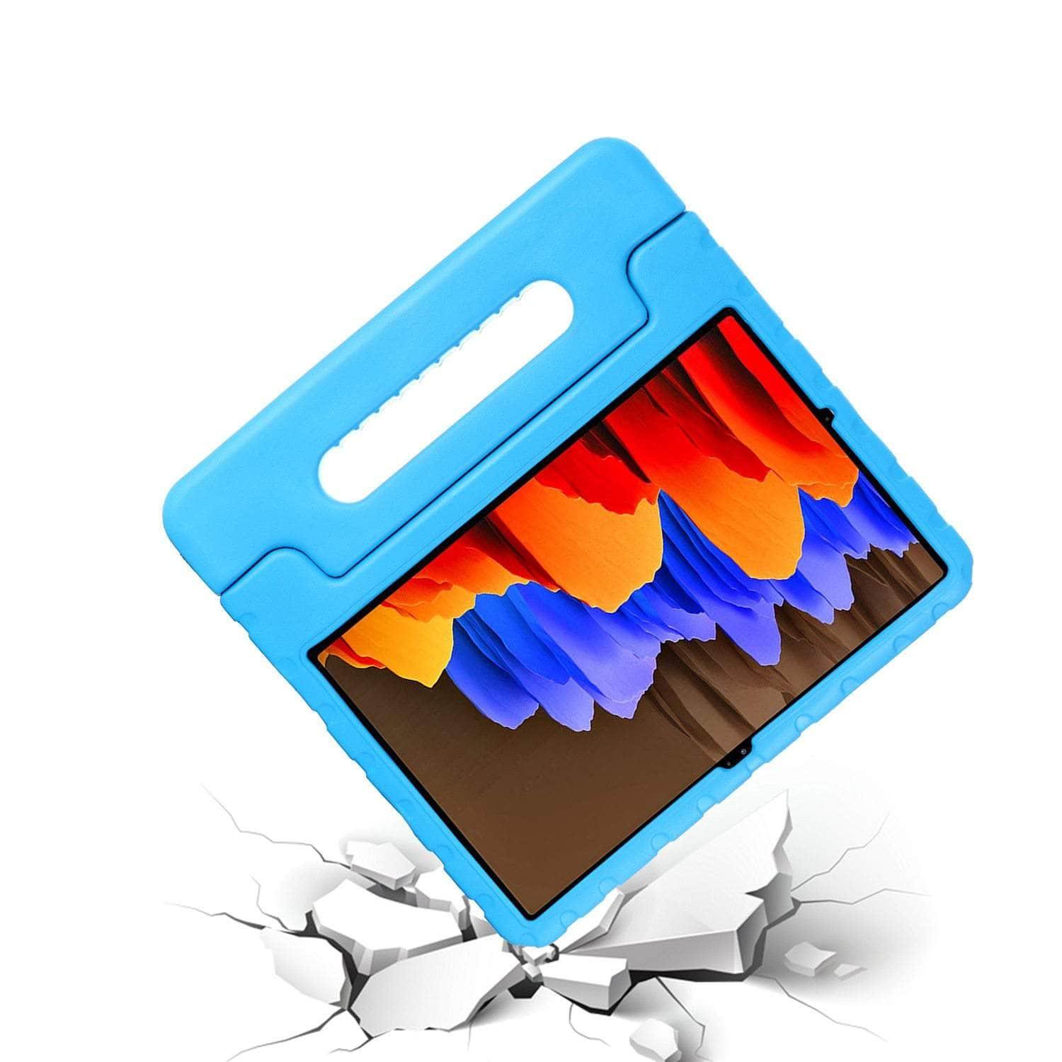 Kids Case Galaxy Tab S7 Plus ST970 T975 12.4 Shockproof Lightweight Handle Stand - CaseBuddy